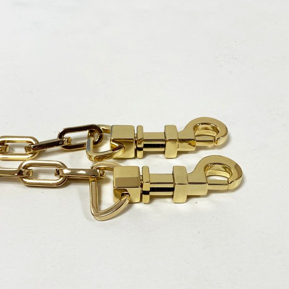 Tory Burch Amanda Light Chambray Logo Clutch - Picture 5 of 9